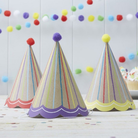 Les 6 chapeaux anniversaire kraft Les 6 chapeaux anniversaire kraft