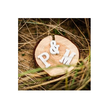 Les lettres en bois blanc 5cm Les lettres en bois blanc 5cm