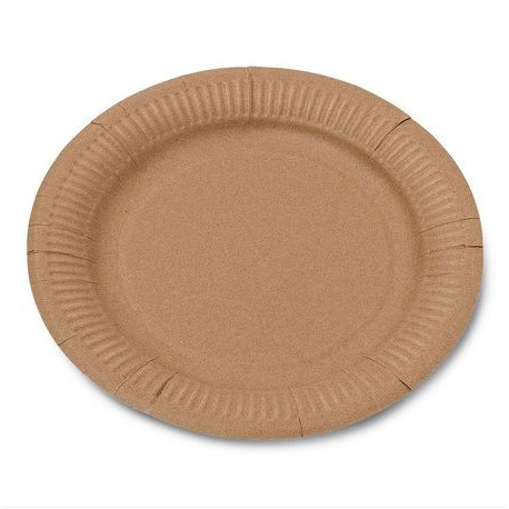 Les 12 assiettes carton kraft Les 12 assiettes carton kraft