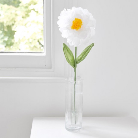 La fleur blanche en papier 55cm La fleur blanche en papier 55cm