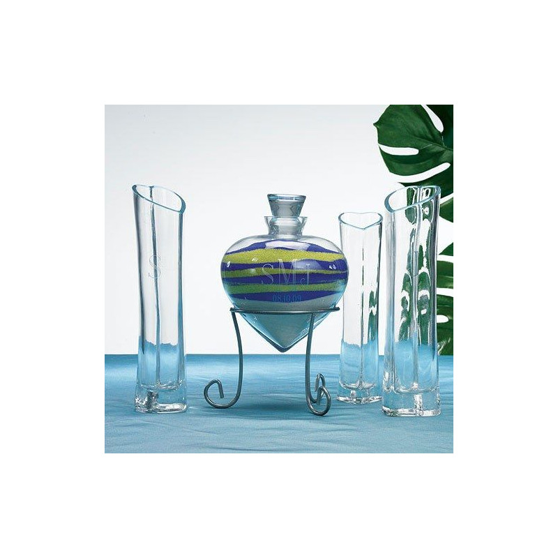 set vases ceremonie du sable personnalise