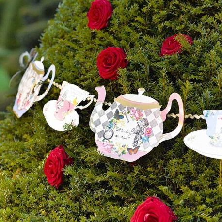 La guirlande décorative théière La guirlande décorative théière