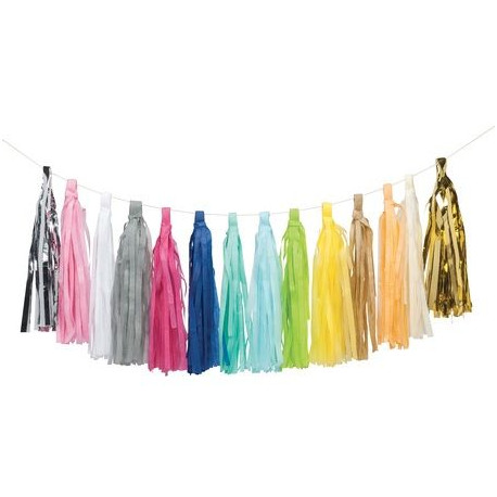 Tassel garland à composer (x 6 pompons) Tassel garland à composer (x 6 pompons)