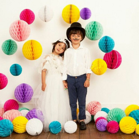 Boule en papier : des idées déco Boule en papier : des idées déco