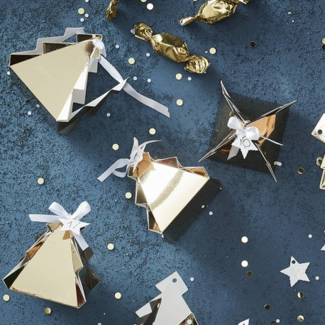 Le calendrier de l'Avent sapin doré Le calendrier de l'Avent sapin doré