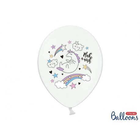 Les ballons blancs licorne Les ballons blancs licorne