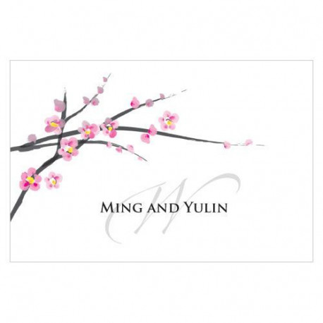 Les 12 cartes 7,6cmx5cm fleur de cerisier Les 12 cartes 7,6cmx5cm fleur de cerisier