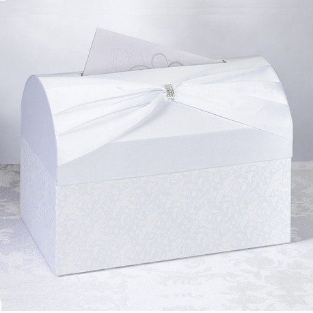 L'urne de mariage coffre blanc L'urne de mariage coffre blanc