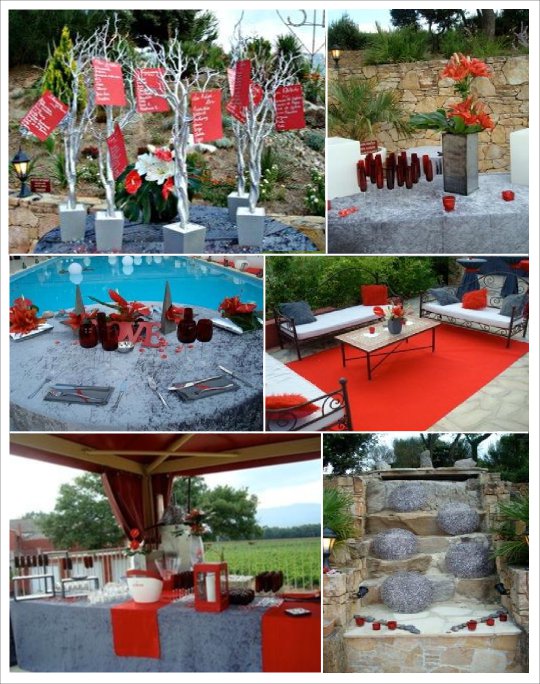mariage zen gris rouge plan de table arbre mariage zen gris rouge plan de table arbre