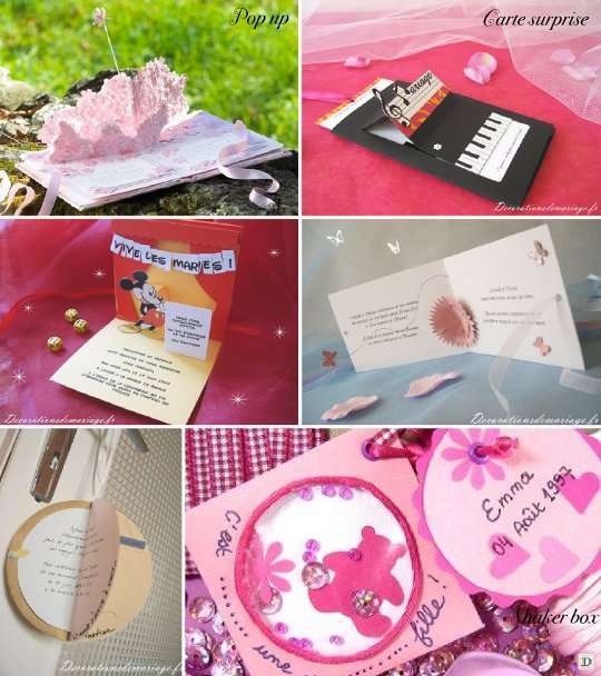 idees_faire_part_mariage_scrapbooking_carte surprise_pop up _globe_piano