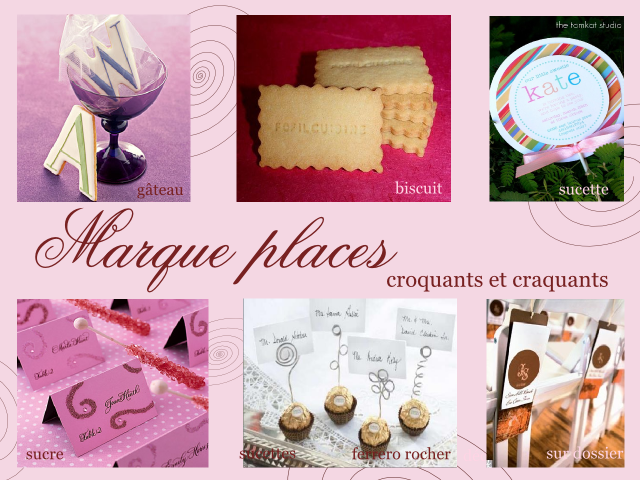 mariage gourmand marque place