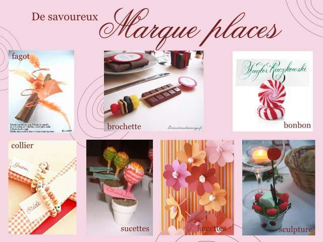 mariage gourmand marque place
