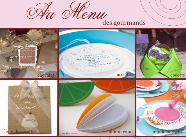 mariage gourmand menu