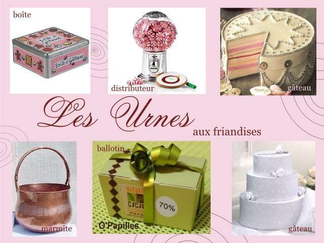 mariage gourmand urne