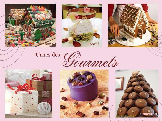 mariage gourmand urne