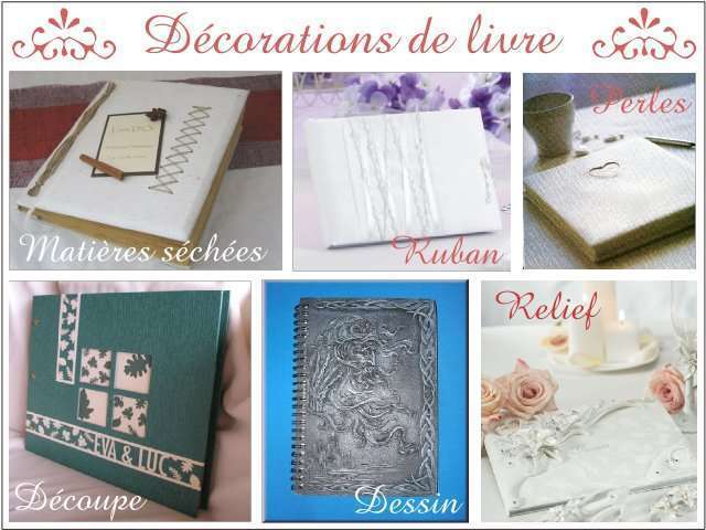 livre d'or mariage ruban matières séchées épices coeur tissu médiéval lys en relief livre d'or mariage ruban matières séchées épices coeur tissu médiéval lys en relief