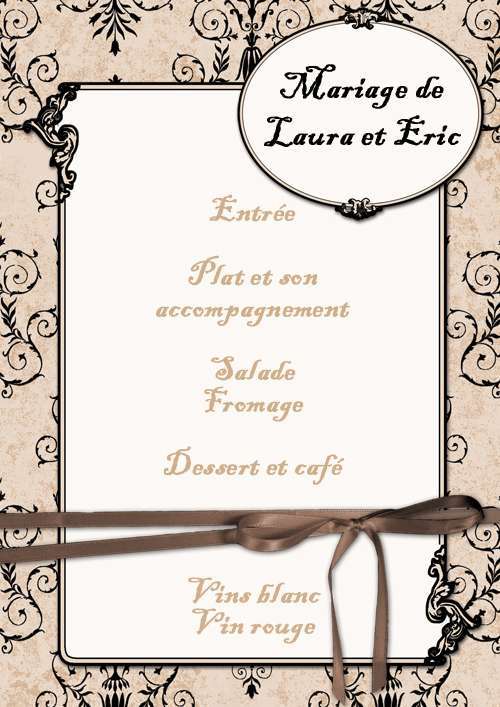 creation realisation menu mariage photoshop éléments creation realisation menu mariage photoshop éléments tutoriel mode d'emploi fiche technique