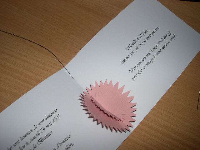 réalisatio faire part invitation mariage thème papillons nature champêtre réalisation faire part invitation mariage thème papillons tutoriel fiche technique fil de fer envol carte pop up