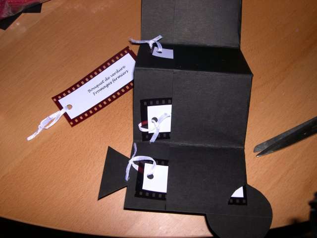réalisation menu mariage caméra noir thème cinéma réalisation menu mariage caméra cinéma tutoriel fiche technique