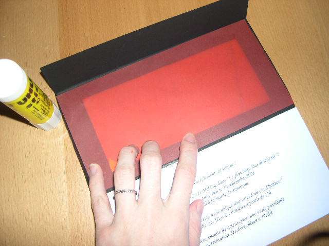 réalisation modèle exemple faire part invitation mariage thème cinéma réalisation faire part mariage thème cinéma tutoriel fiche technique papier calque