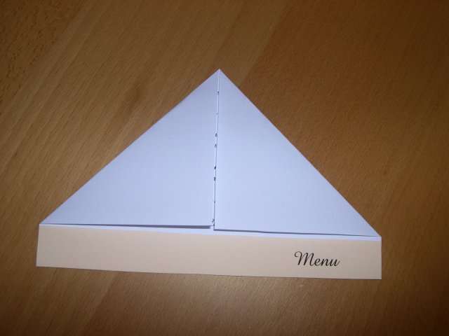 réalisation menu mariage avion en papier  tutoriel fiche technique l