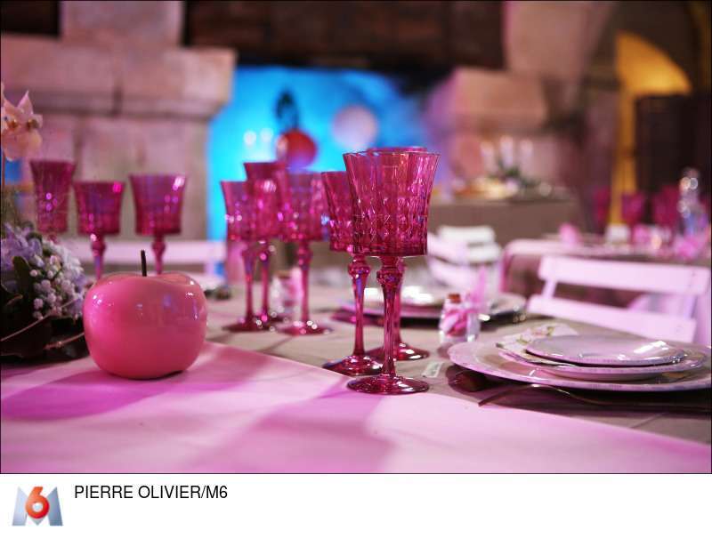 decoration mariage vintage taupe et rose