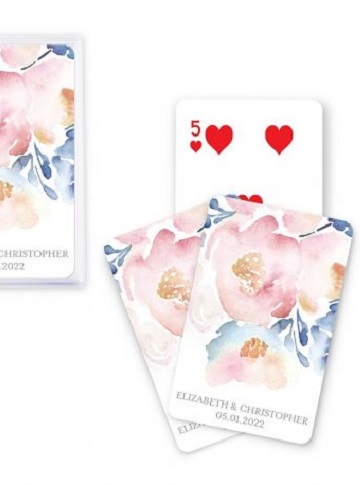 jeu de cartes personnalisées mariage