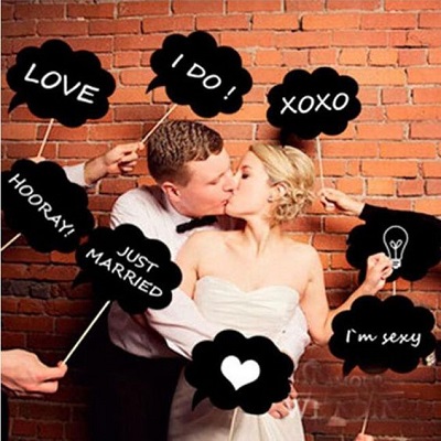 kit photobooth ardoise accessoires mariage