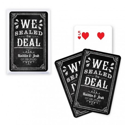 jeu de cartes personnalise effet ardoise