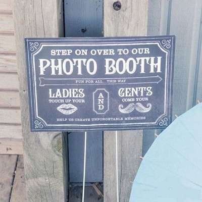 pancarte photobooth mariage ardoise