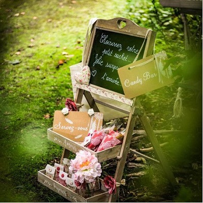 tableau ardoise pour candy bar