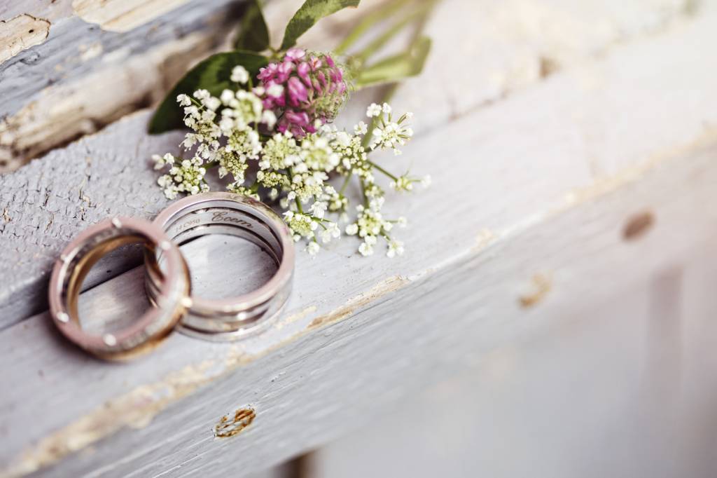 bague mariage fiançailles diamant or