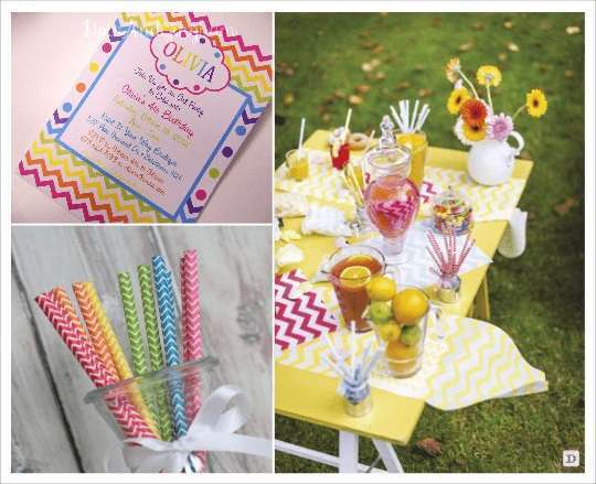 decoration mariage chevron_faire part chemin de table chevron pailles en papier chevron