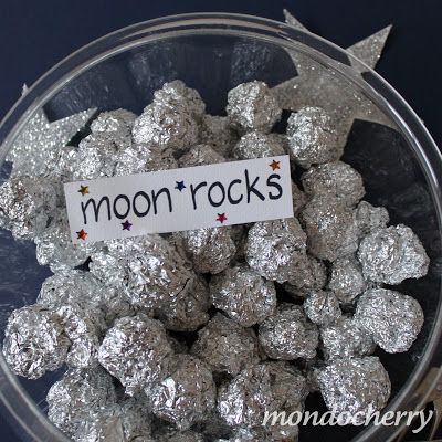 pierres de lune candy bar theme astronaute