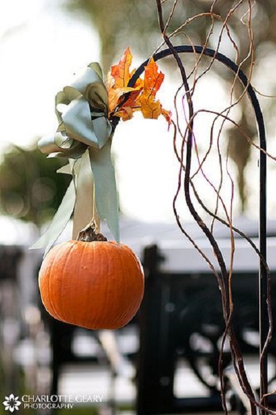 decoration de mariage citrouille pic de cérémonie