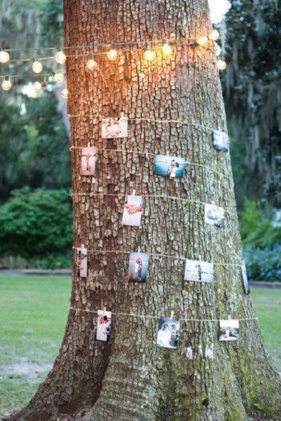 decoration arbre avec photos