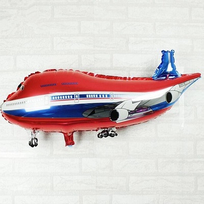 ballon aluminium avion decoration anniversaire aviateur