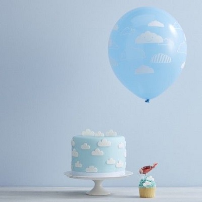 ballon nuage deco anniversaire avion