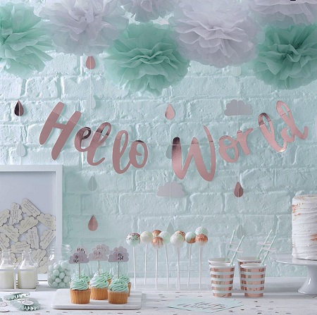 baby shower deco thème ciel