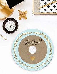 cadeau invités mariage cd