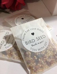 sachet de graines pour oiseaux