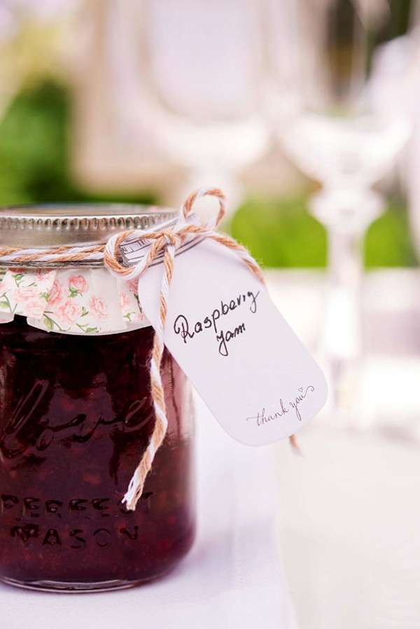 cadeaux invites mariage champetre pot de confiture