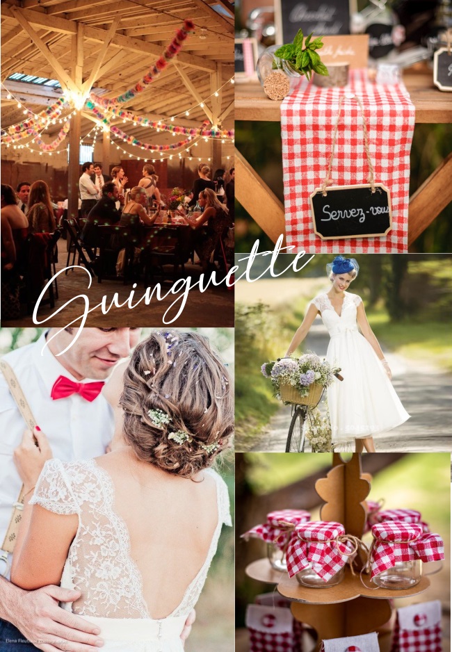 mariage champetre guinguette inspiration campagne