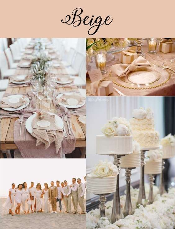 couleur mariage 2020 beige ivoire creme