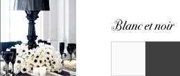 couleurs mariage noir blanc