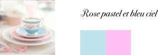 couleurs mariage bleu ciel rose pastel