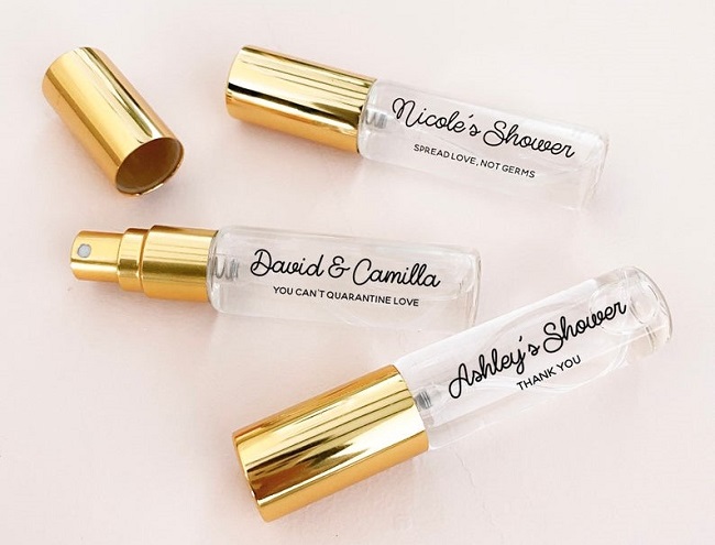 gel hydroalcoolique cadeau invité mariage