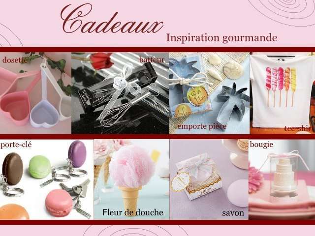 mariage gourmandise cadeaux invités batteau savon macaron glavece fleur dedouche