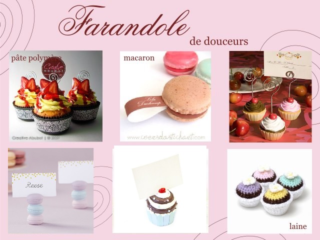 mariage gourmand marque place macaron cupcake