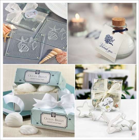 decoration mariage mer cadeaux dessous verre sel savon emporte piece